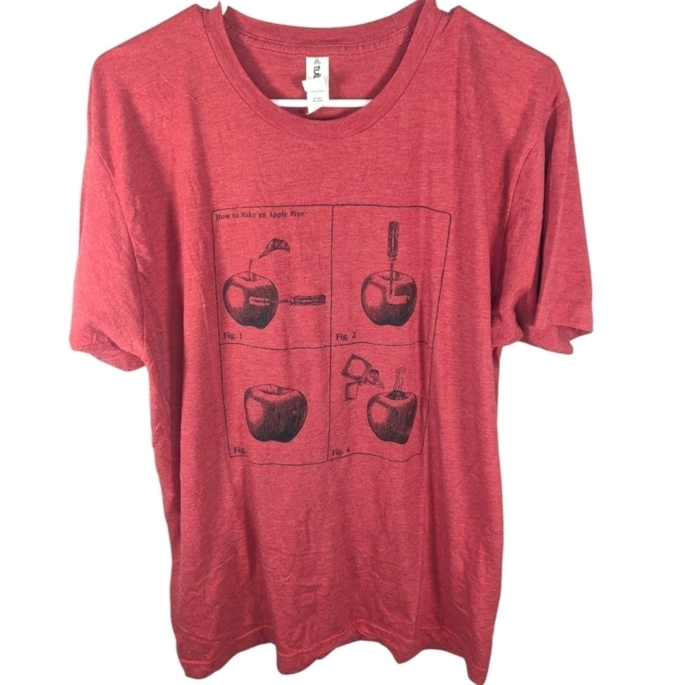 Cannabox Funny Smoker Tobacco How To Make An Apple Pipe Men's T-shirt Large